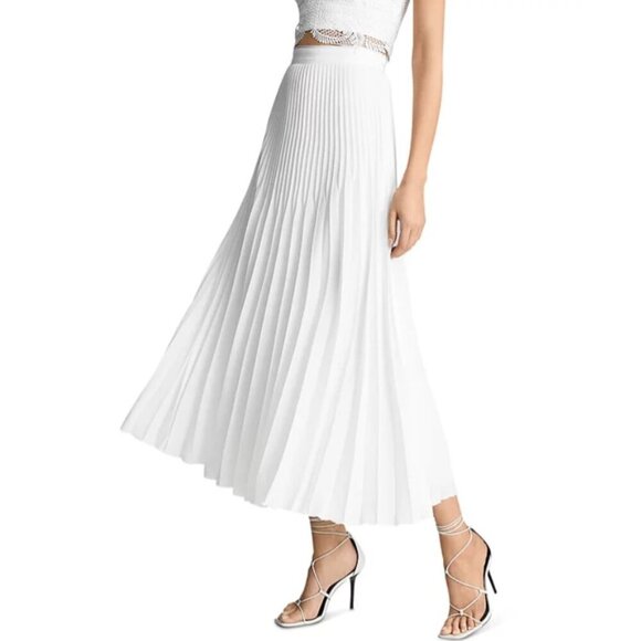 REISS Dora Pleated Midi Skirt, Size 2 - Picture 1 of 12